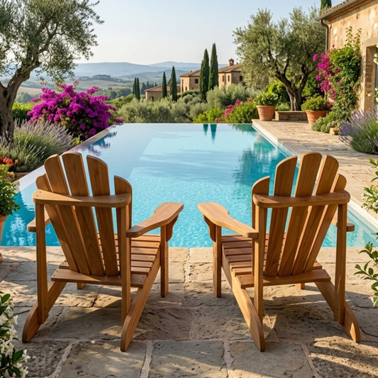 NEWPORT ADIRONDACK WITH OTTOMAN (SET-AD-042)