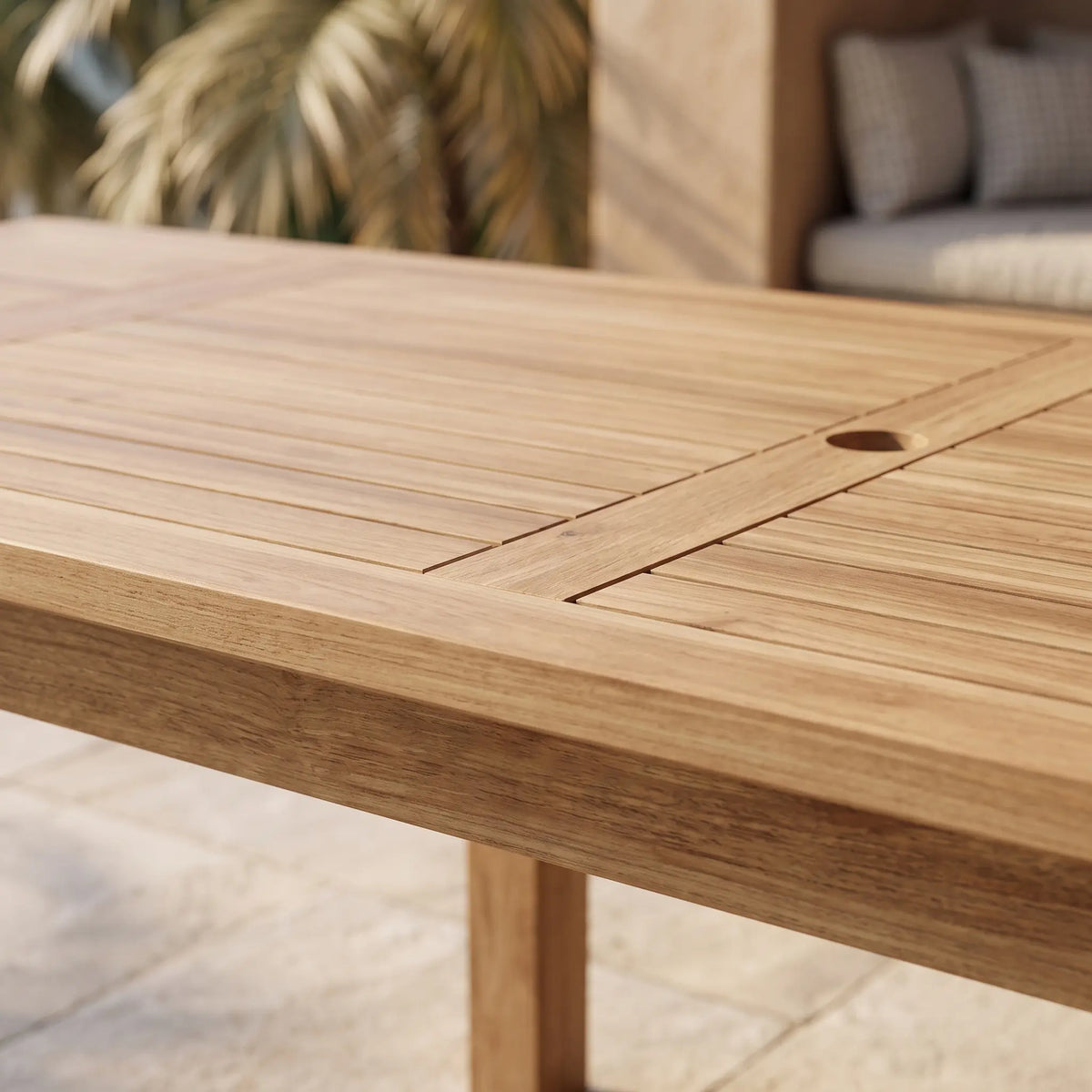 BAHAMA 95″ RECTANGULAR EXTENSION TABLE