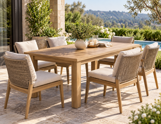 Anderson Teak Brentford Dining Table — Light Brown