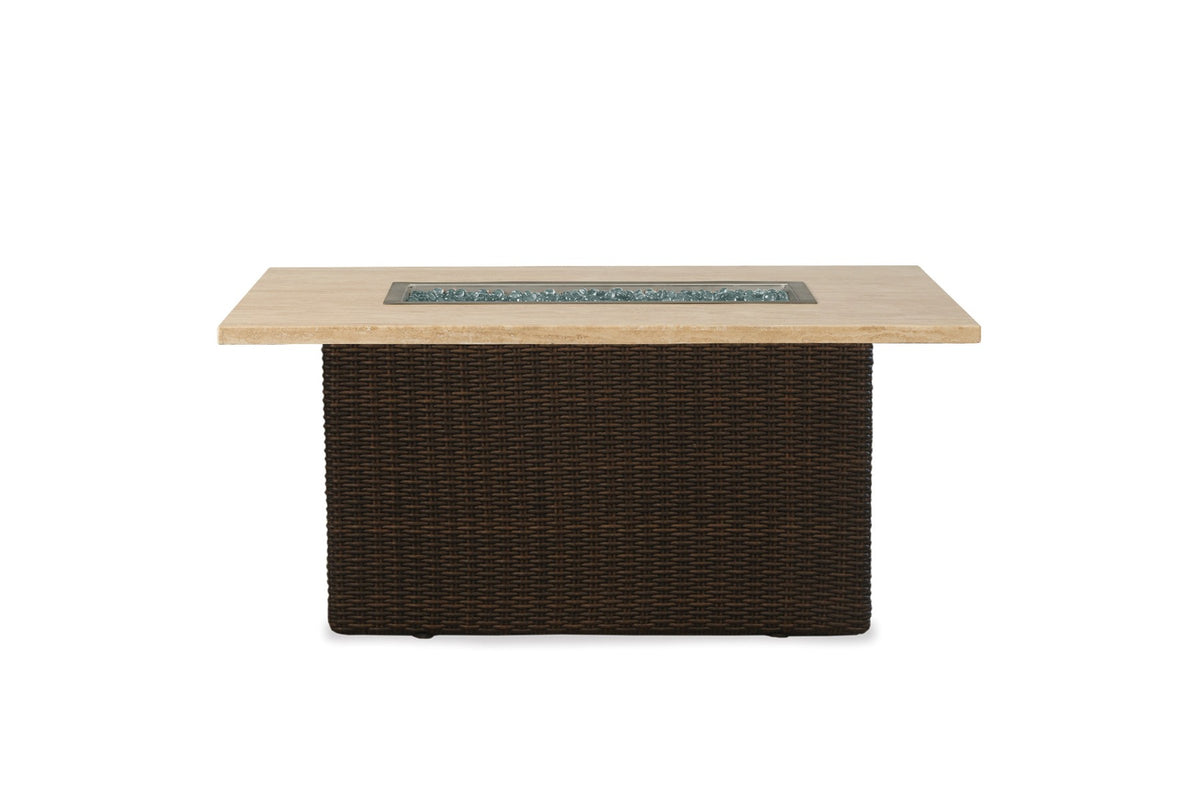 Lloyd Flanders Mesa 52" Rectangular Fire Table - Base Only