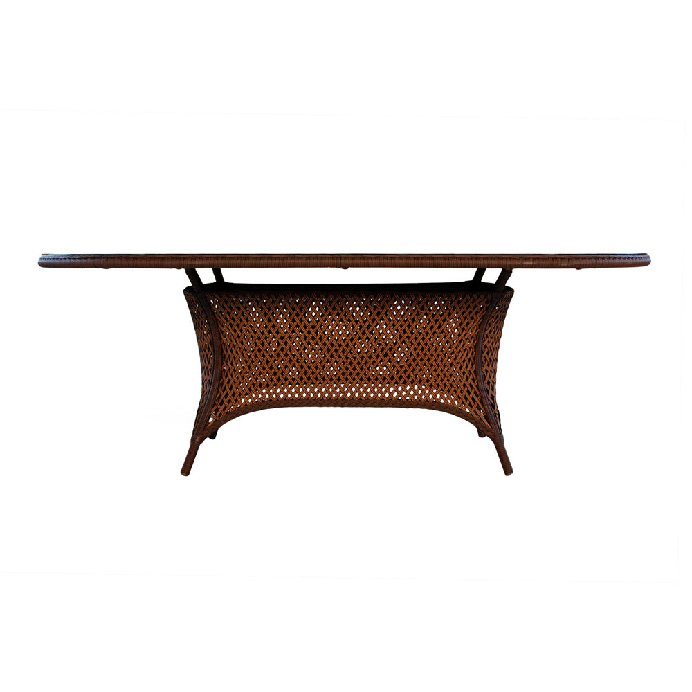 Lloyd Flanders Grand Traverse 84" Oval Umbrella Dining Table — manufacturer product view 2