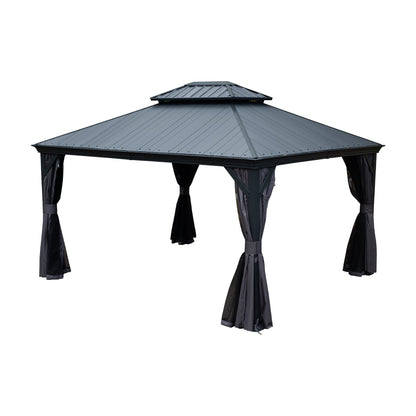 10'x12' Hardtop Gazebo with Resin Roof