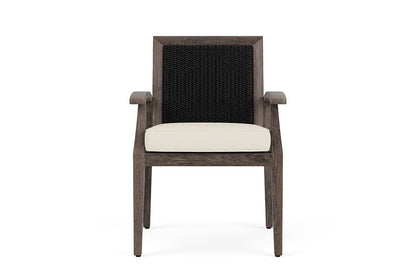 Lloyd Flanders Frontier Dining Armchair — Ebony / Sailcloth Sailor — manufacturer configuration [67823073329246]