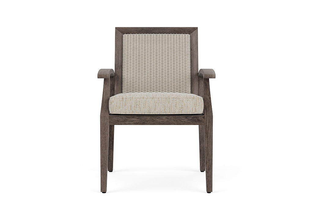 Lloyd Flanders Frontier Dining Armchair — Linen / Charlotte Sparrow — manufacturer configuration [67823074082910]
