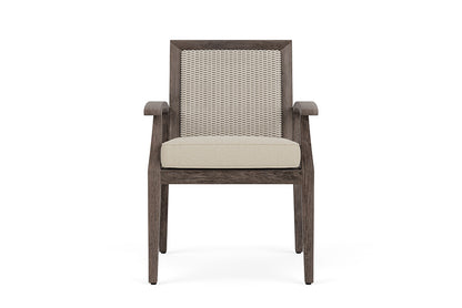 Lloyd Flanders Frontier Dining Armchair — Linen / Rumba Straw — manufacturer configuration [67823073787998]