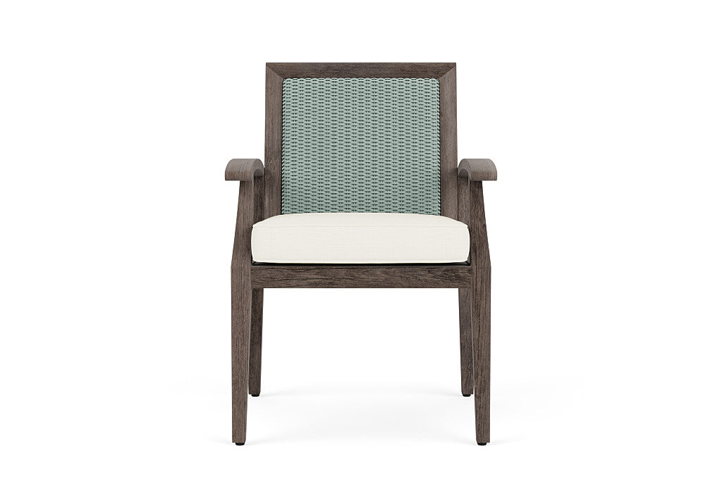 Lloyd Flanders Frontier Dining Armchair — Sea Glass / Sailcloth Salt — manufacturer configuration [67823075164254]