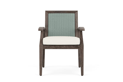 Lloyd Flanders Frontier Dining Armchair — Sea Glass / Sailcloth Salt — manufacturer configuration [67823075164254]