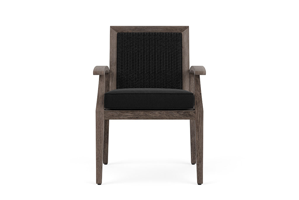 Lloyd Flanders Frontier Dining Armchair — Ebony / Canvas Black — manufacturer configuration [67823073525854]