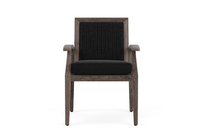 Lloyd Flanders Frontier Dining Armchair — Ebony / Canvas Black — manufacturer configuration [67823073525854]