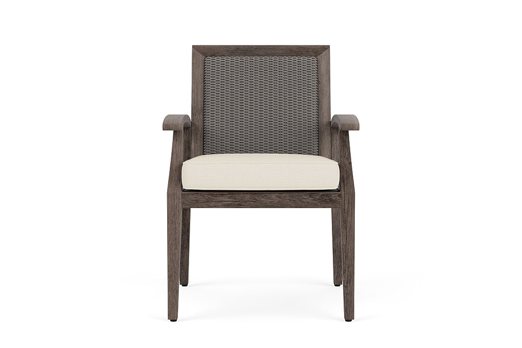 Lloyd Flanders Frontier Dining Armchair — Pewter / Sailcloth Sailor — manufacturer configuration [67823074639966]