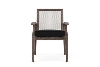Lloyd Flanders Frontier Dining Armchair — White / Canvas Black — manufacturer configuration [67823076147294]