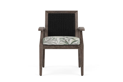 Lloyd Flanders Frontier Dining Armchair — Ebony / Calidora Mist — manufacturer configuration [67823073165406]
