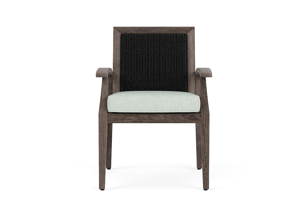 Lloyd Flanders Frontier Dining Armchair — Ebony / Shoshone Mist — manufacturer configuration [67823073362014]
