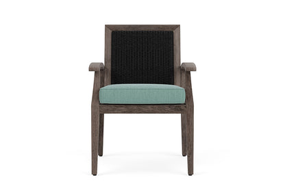 Lloyd Flanders Frontier Dining Armchair — Ebony / Loveboat Mint — manufacturer configuration [67823072968798]