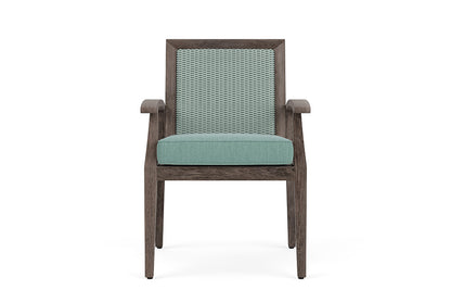 Lloyd Flanders Frontier Dining Armchair — Sea Glass / Loveboat Mint — manufacturer configuration [67823074934878]