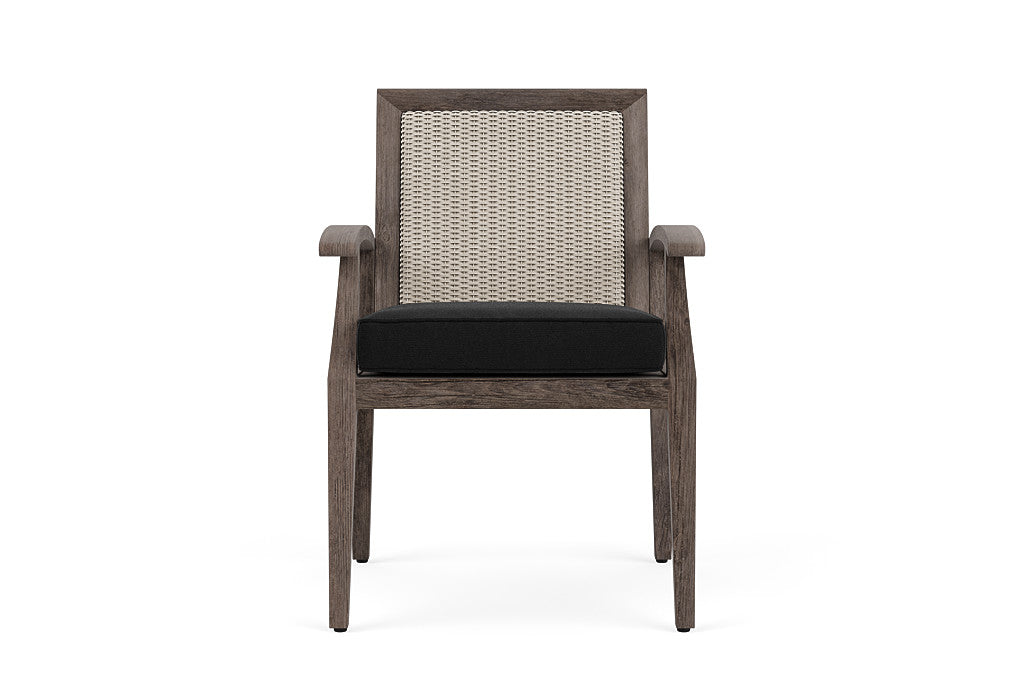 Lloyd Flanders Frontier Dining Armchair — Linen / Canvas Black — manufacturer configuration [67823074181214]
