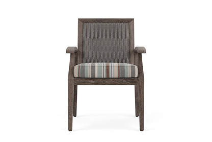 Lloyd Flanders Frontier Dining Armchair — Pewter / Lima Heron — manufacturer configuration [67823074803806]