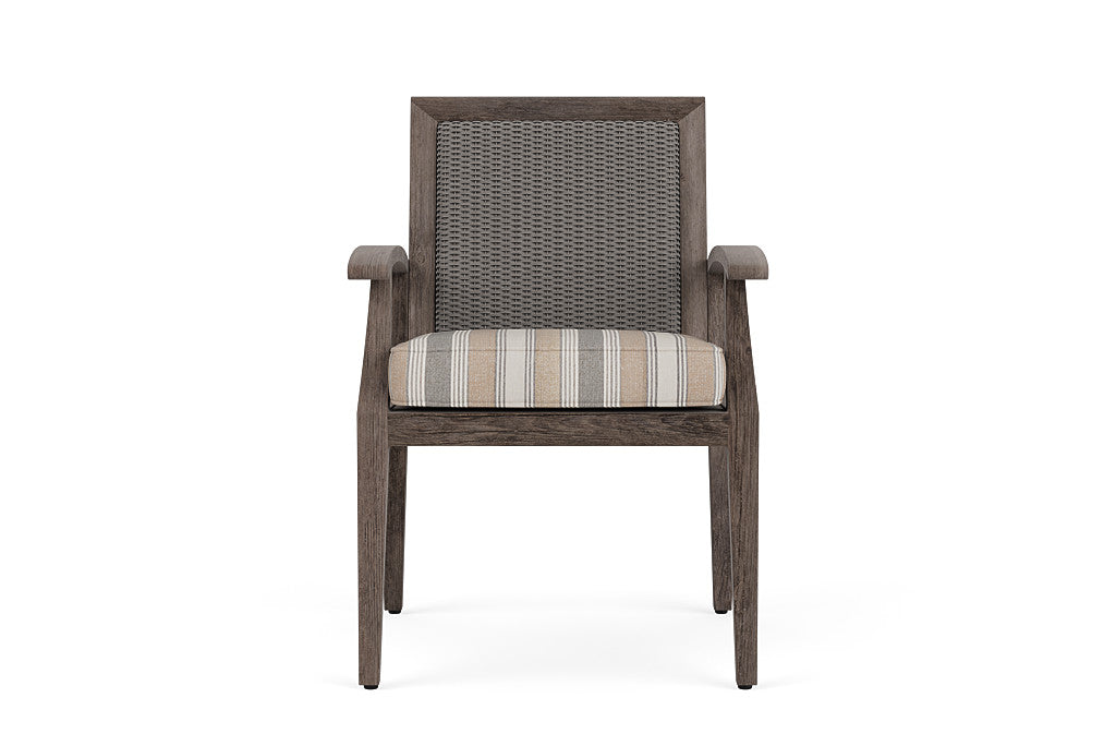 Lloyd Flanders Frontier Dining Armchair — Pewter / Purveyor Pewter — manufacturer configuration [67823074541662]