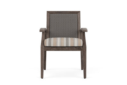Lloyd Flanders Frontier Dining Armchair — Pewter / Purveyor Pewter — manufacturer configuration [67823074541662]