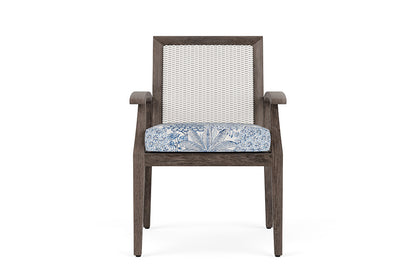 Lloyd Flanders Frontier Dining Armchair — White / Utopia Coastal — manufacturer configuration [67823076016222]