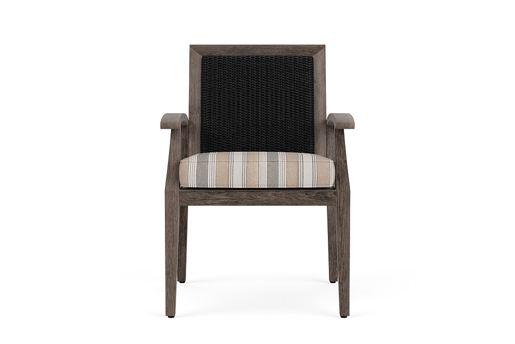 Lloyd Flanders Frontier Dining Armchair — Ebony / Purveyor Pewter — manufacturer configuration [67823073230942]