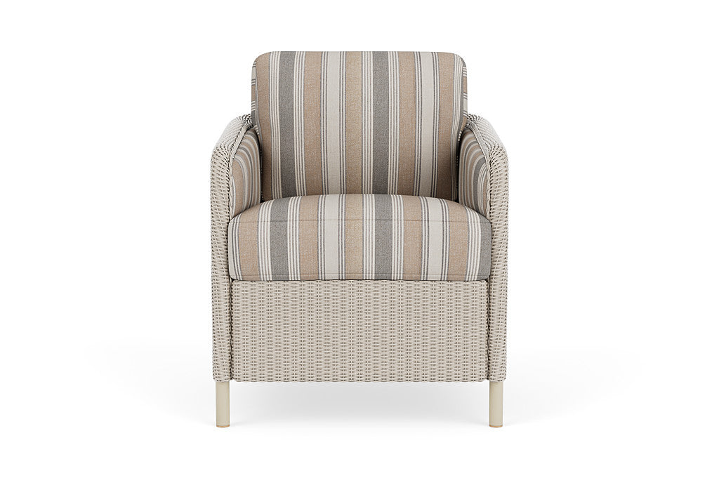 Lloyd Flanders Visions Dining Armchair — Linen / Purveyor Pewter — manufacturer configuration [67823123169374]