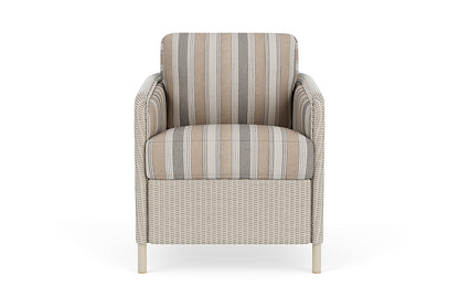 Lloyd Flanders Visions Dining Armchair — Linen / Purveyor Pewter — manufacturer configuration [67823123169374]