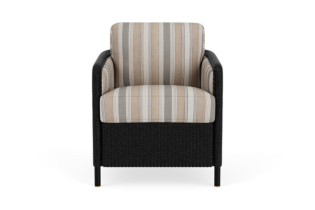 Lloyd Flanders Visions Dining Armchair — Ebony / Purveyor Pewter — manufacturer configuration [67823122514014]