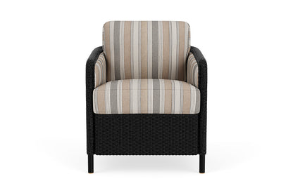 Lloyd Flanders Visions Dining Armchair — Ebony / Purveyor Pewter — manufacturer configuration [67823122514014]