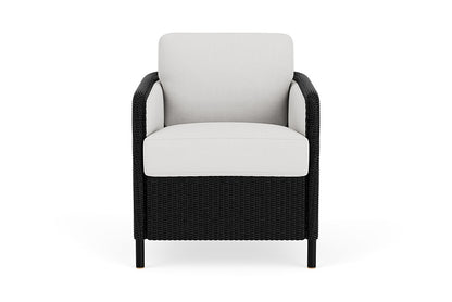Lloyd Flanders Visions Dining Armchair — Ebony / Canvas Natural — manufacturer configuration [67823122186334]