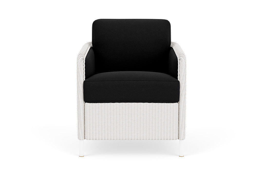 Lloyd Flanders Visions Dining Armchair — White / Canvas Black — manufacturer configuration [67823125430366]