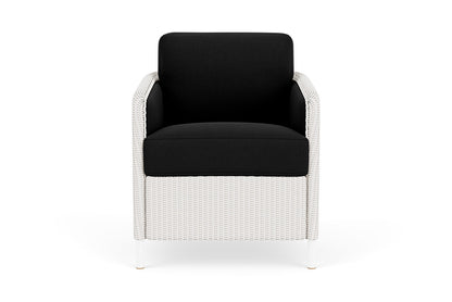 Lloyd Flanders Visions Dining Armchair — White / Canvas Black — manufacturer configuration [67823125430366]