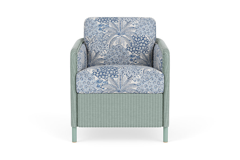 Lloyd Flanders Visions Dining Armchair — Sea Glass / Utopia Coastal — manufacturer configuration [67823124643934]