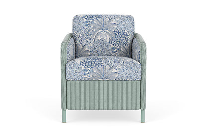Lloyd Flanders Visions Dining Armchair — Sea Glass / Utopia Coastal — manufacturer configuration [67823124643934]