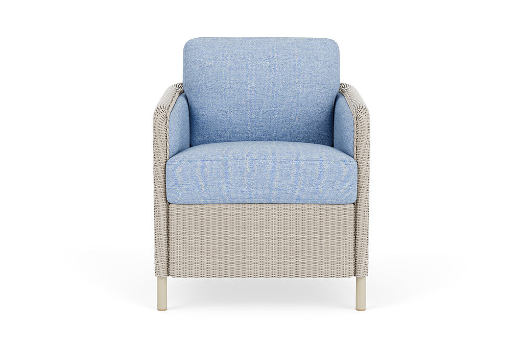 Lloyd Flanders Visions Dining Armchair — Linen / Demo Skyway — manufacturer configuration [67823122874462]