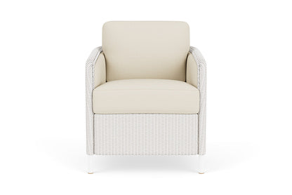 Lloyd Flanders Visions Dining Armchair — White / Sailcloth Sailor — manufacturer configuration [67823125233758]