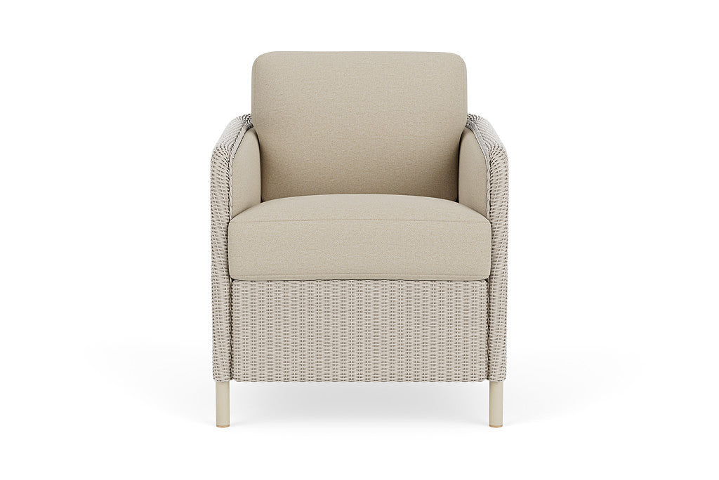 Lloyd Flanders Visions Dining Armchair — Linen / Rumba Straw — manufacturer configuration [67823123071070]