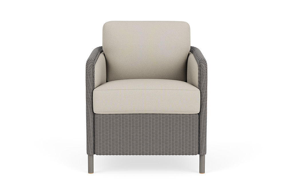 Lloyd Flanders Visions Dining Armchair — Pewter / Fife Fog — manufacturer configuration [67823123660894]