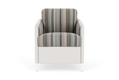 Lloyd Flanders Visions Dining Armchair — White / Lima Heron — manufacturer configuration [67823125397598]
