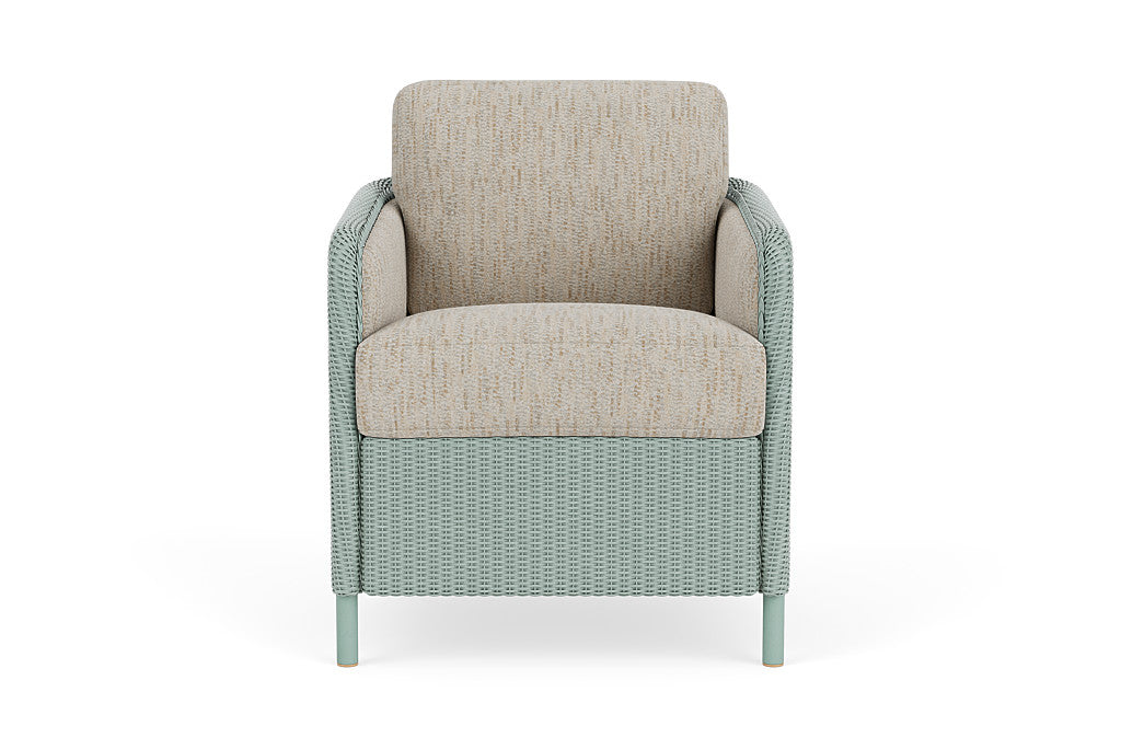 Lloyd Flanders Visions Dining Armchair — Sea Glass / Charlotte Sparrow — manufacturer configuration [67823124676702]