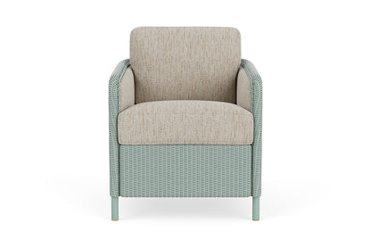 Lloyd Flanders Visions Dining Armchair — Sea Glass / Charlotte Sparrow — manufacturer configuration [67823124676702]