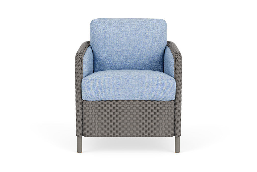 Lloyd Flanders Visions Dining Armchair — Pewter / Demo Skyway — manufacturer configuration [67823123529822]