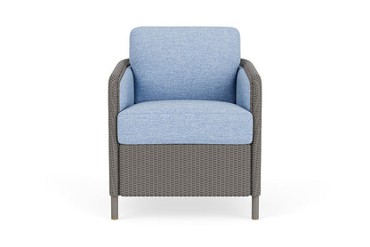 Lloyd Flanders Visions Dining Armchair — Pewter / Demo Skyway — manufacturer configuration [67823123529822]