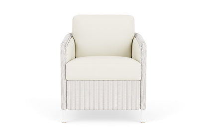 Lloyd Flanders Visions Dining Armchair — White / Sailcloth Salt — manufacturer configuration [67823125102686]