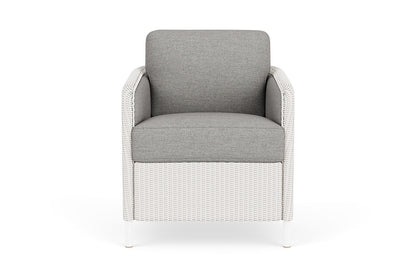 Lloyd Flanders Visions Dining Armchair — White / Demo Stone — manufacturer configuration [67823125168222]