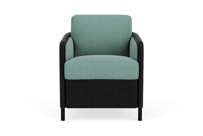 Lloyd Flanders Visions Dining Armchair — Ebony / Loveboat Mint — manufacturer configuration [67823122251870]