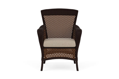 Lloyd Flanders Grand Traverse Dining Armchair — Caramel / Demo Oatmeal — manufacturer configuration [67823114027102]