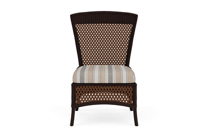 Lloyd Flanders Grand Traverse Armless Dining Chair — Caramel / Purveyor Pewter — manufacturer configuration [67823115632734]