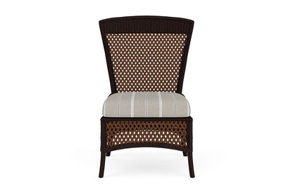 Lloyd Flanders Grand Traverse Armless Dining Chair — Caramel / Sandy Point Stone — manufacturer configuration [67823115436126]