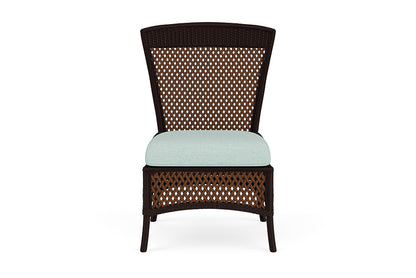 Lloyd Flanders Grand Traverse Armless Dining Chair — Caramel / Demo Mist — manufacturer configuration [67823115862110]